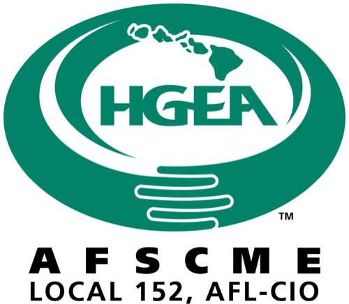 HGEA AFSCME Local 152, AFL-CIO endorsement logo